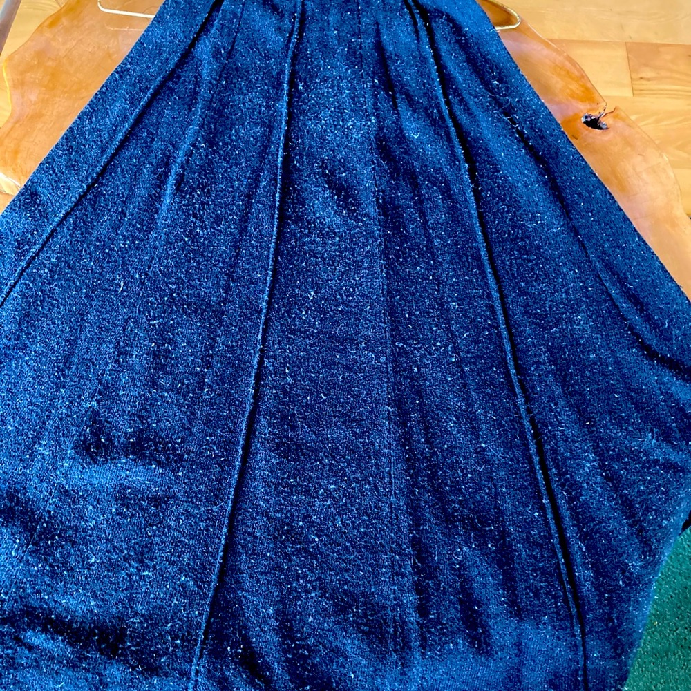 Herald Black Midi Skirt